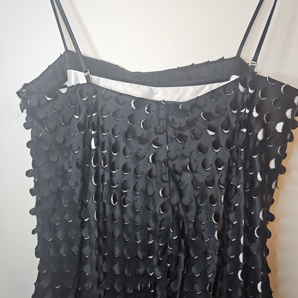 ​NWT Helmut Lang Hole Punch Bubble Dress Black Size 8 - Picture 11 of 15